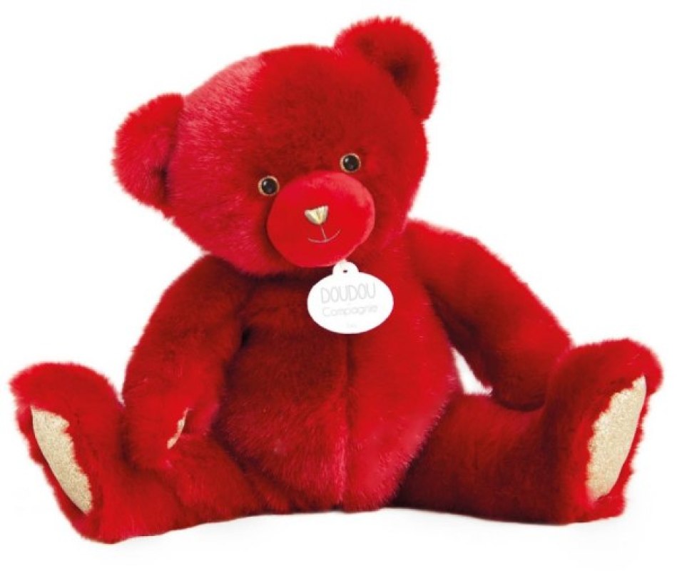 ours en peluche rouge