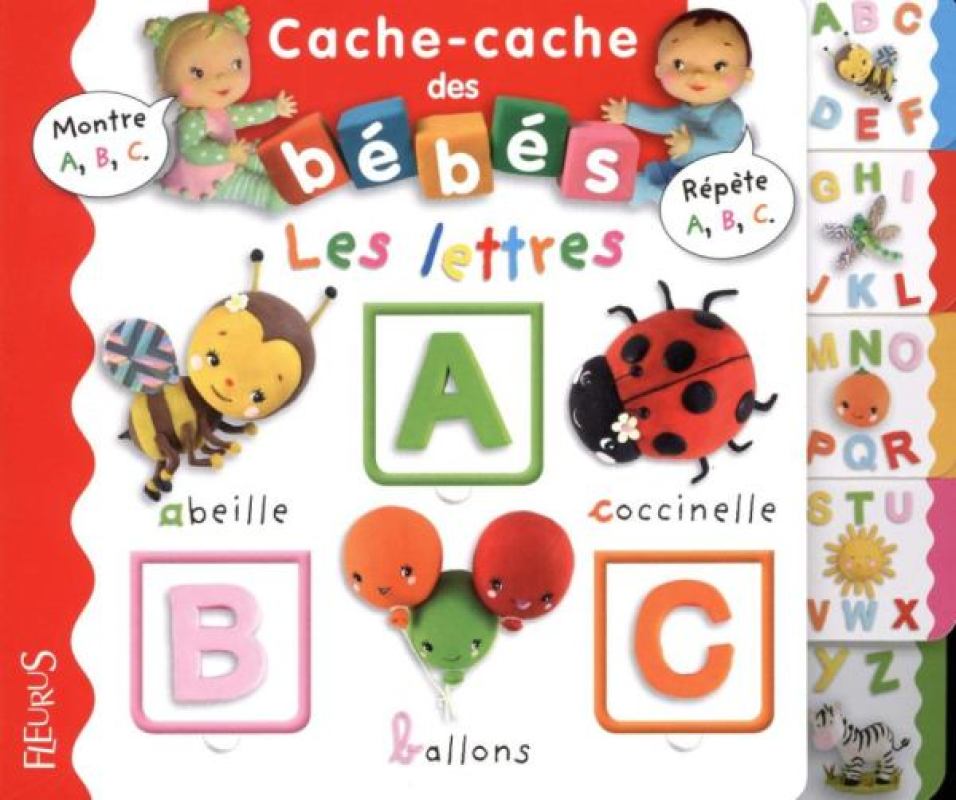 Fleurus Livre Cache Bebe Les Lettres Livraison Gratuite 24 48h