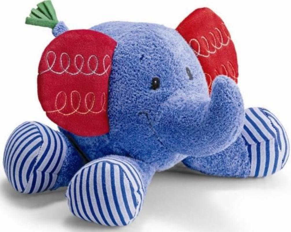 peluche elephant bleu