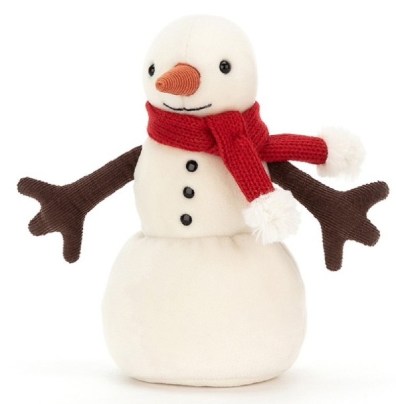 Jellycat Peluche Bonhomme De Neige Merry 16 Cm Livraison Gratuite 24 48h