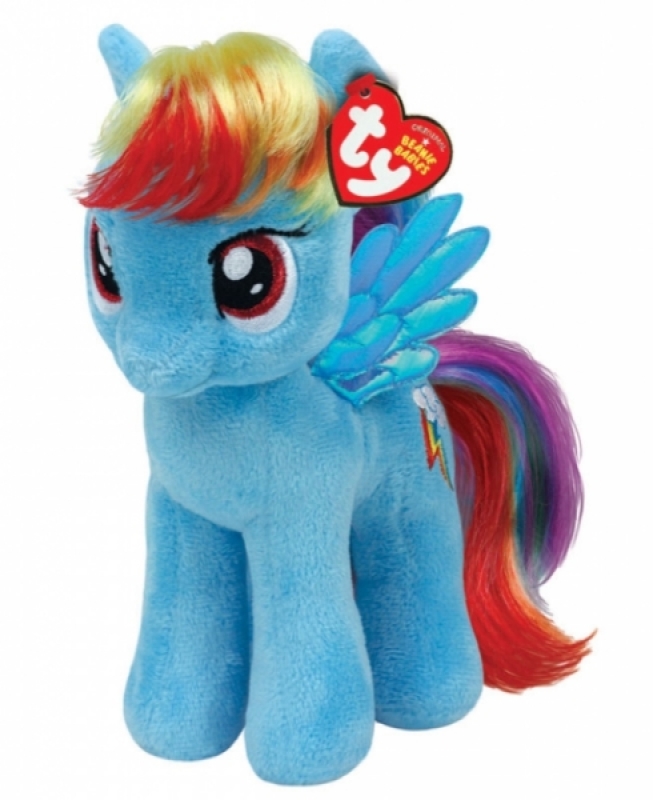 Ty - Peluche mon petit poney rainbow dash 30 cm