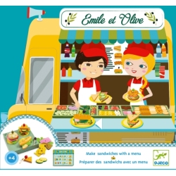 Préparer des Sandwichs avec Emile et Olive