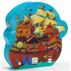 Puzzle Silhouette Le bateau de Barberousse