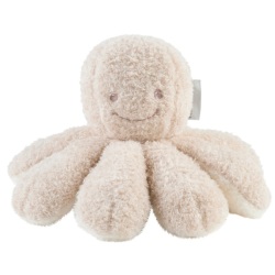 Peluche Pieuvre Grelot Teddy Beige