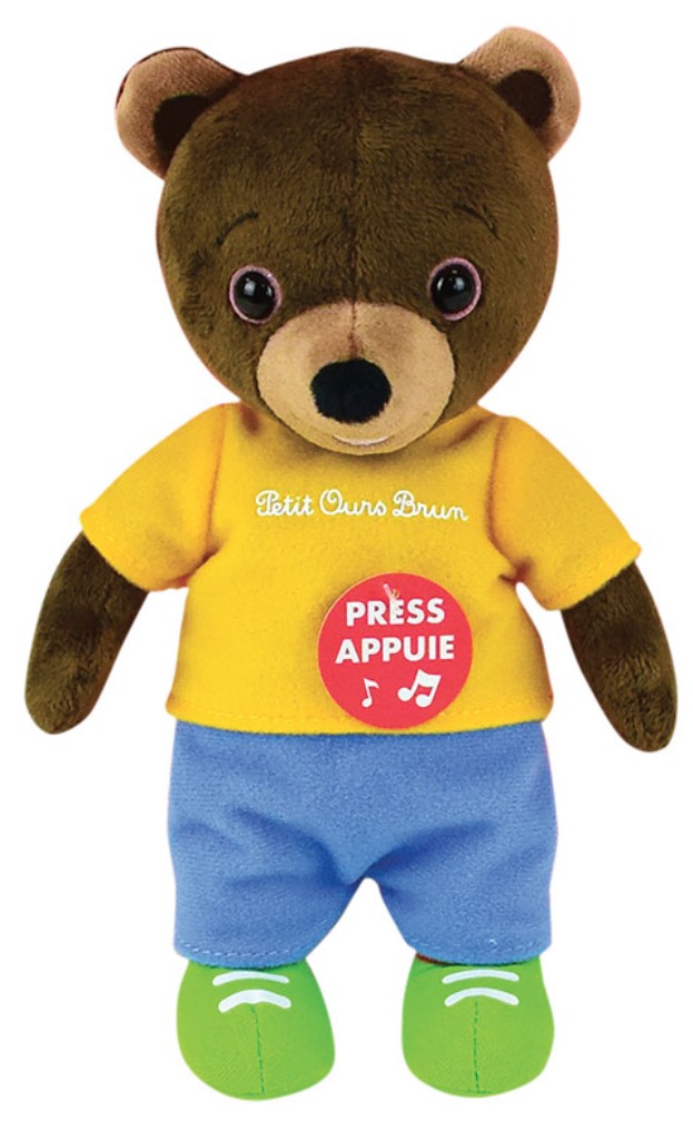 Jemini Peluche Musicale Petit Ours Brun Livraison Gratuite 24 48h