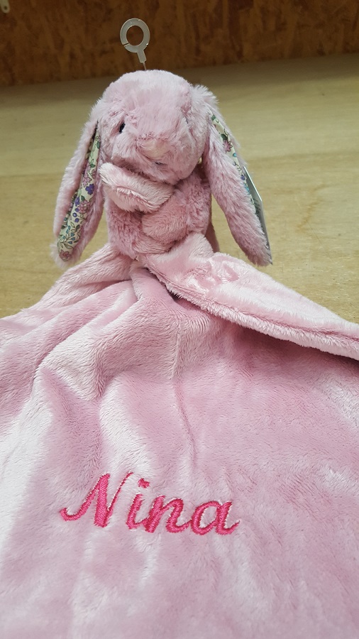 Doudou couverture bashful Bunny Blossom
