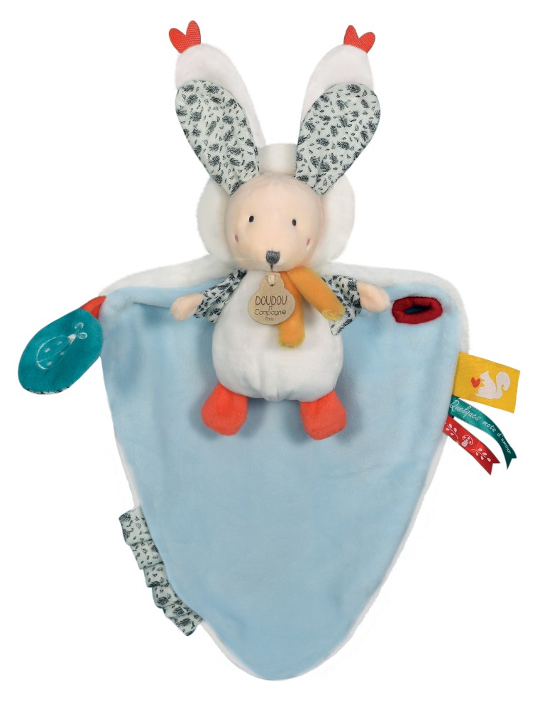 Doudou Boule Lapin 3 en 1 Doudou et Compagnie