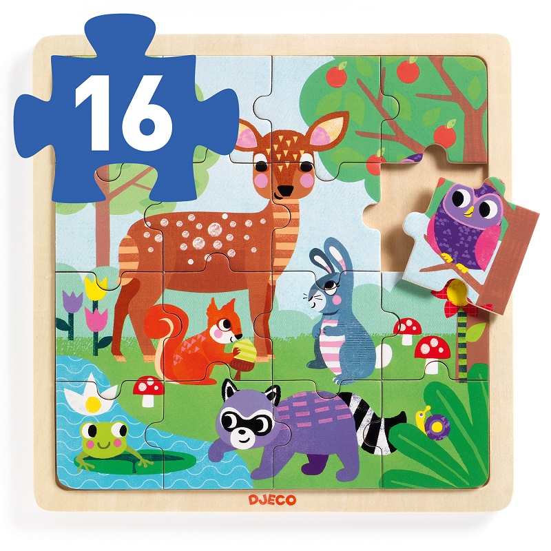 Primo puzzle dans la forêt - puzzles évolutifs - Djeco
