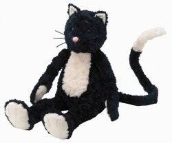 Jellycat Peluche Chat Noir Et Blanc Doudouplanet