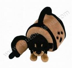 peluche chien rottweiler