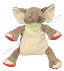 Bengy Peluche Eléphant Sleepy Jungle Rouge